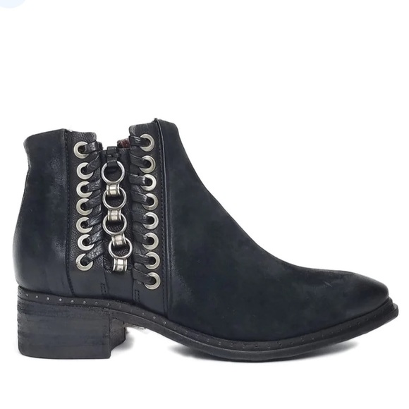 A.S.98 Biker Boots from Spain Leather and Suede Cheyenne 39 8.5 - Picture 12 of 15